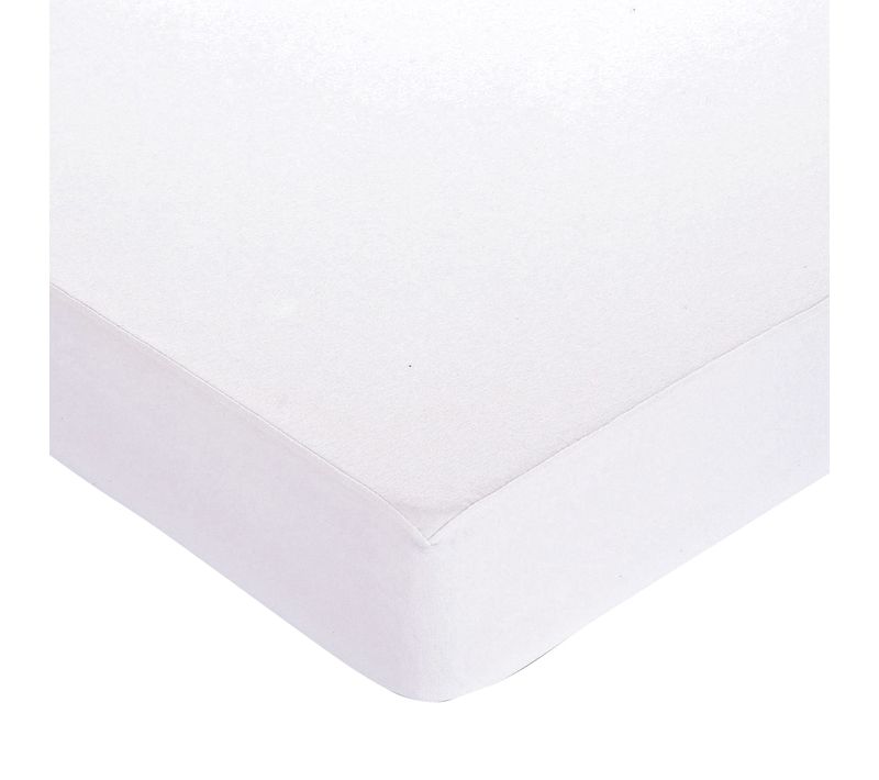 Protège Matelas 160x200 Blanc En Polyester