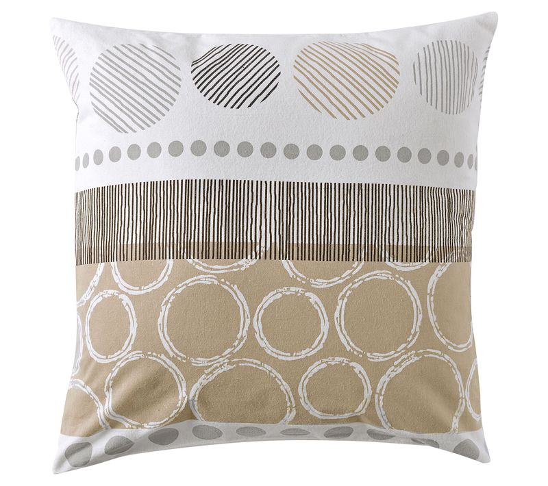 Taie Sac 50x70 Beige En Coton