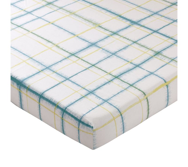 Drap-housse 160x200x28 Blanc Cassé En Coton