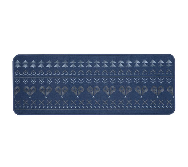 Tapis De Cuisine 40x60 Bleu En Synthétique