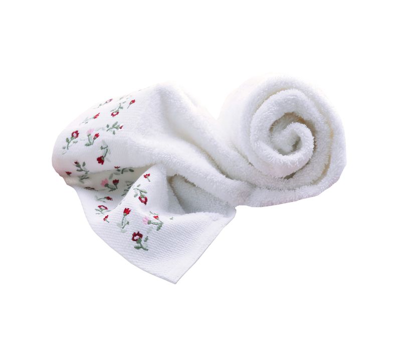 Serviette De Toilette 50x90 Blanc En Coton 450 G/m²