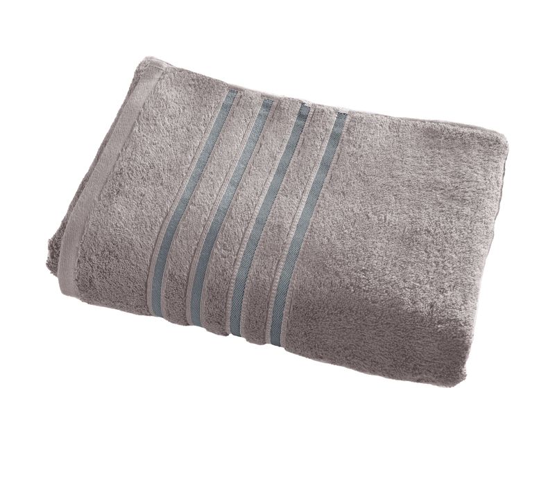 Drap De Bain 70x140 Gris Silex En Acrylique