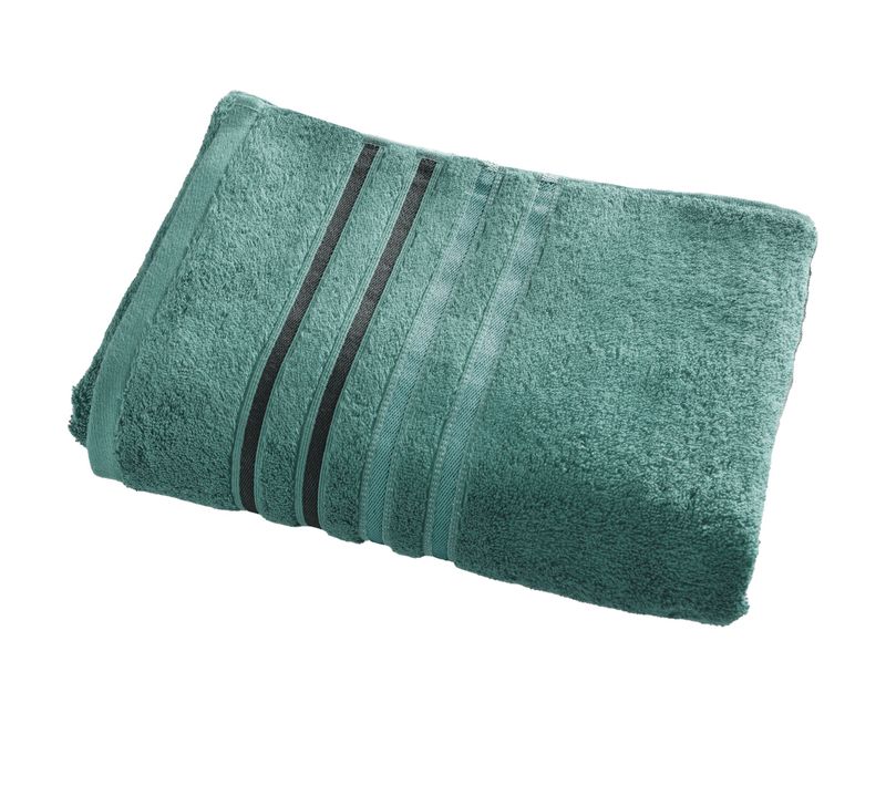 Drap De Bain 70x140 Vert Eucalyptus En Acrylique