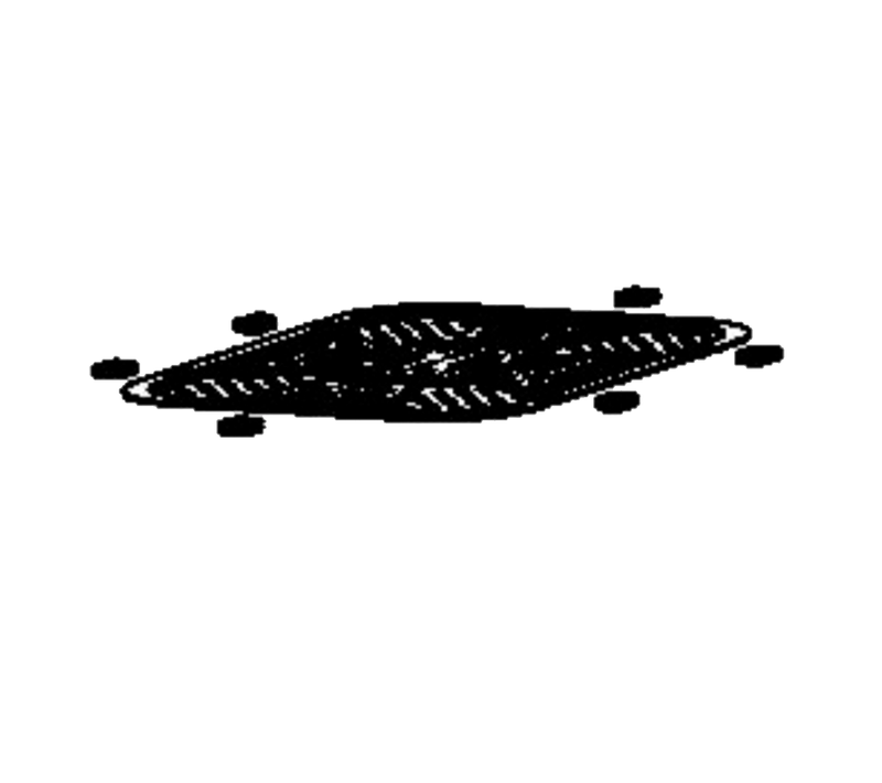 Grille Gauche De Cuisson Friteuse, Airfryer Ss-9100056124, Ss9100056124 Moulinex, Tefal