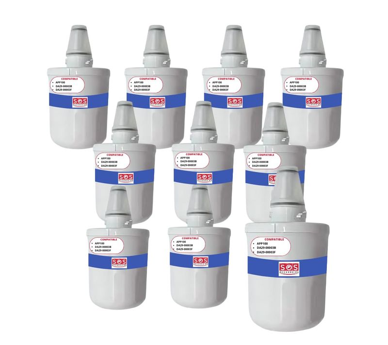 Lot De 10 Filtres à Eau Aquapure / App100 Frigo, Réfrigérateur, Congélateur 484000000513, Da29-00003