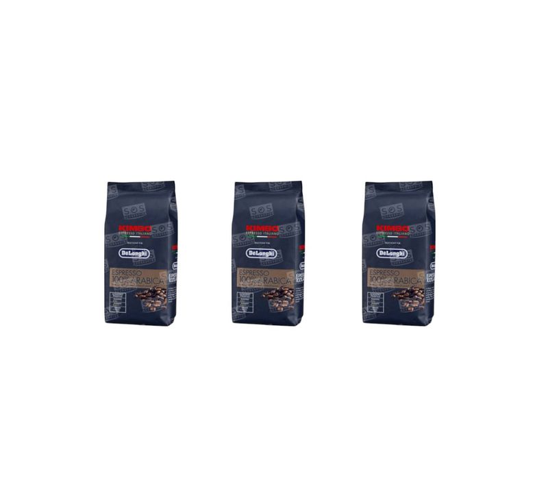 Lot De 3 Paquets De Café En Grains Kimbo Arabica 250g Cafetière, Machine à Café 5513282381 Delonghi,