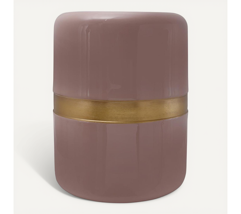 Table Basse Fait Main En Fer Epa 36x36 Vieux Rose