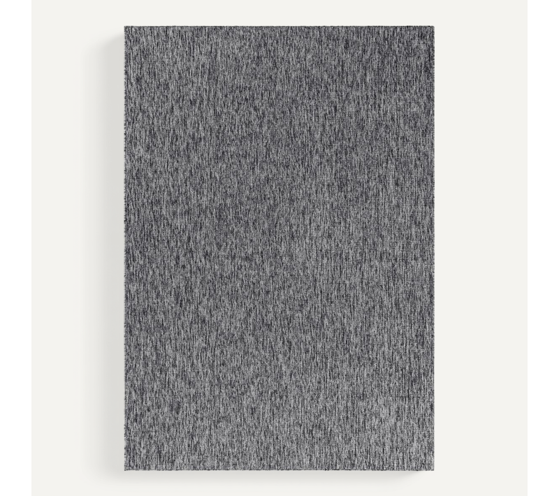Tapis Chambre 80x250 Tissé Gris Rectangle Motif Uni Sakrda