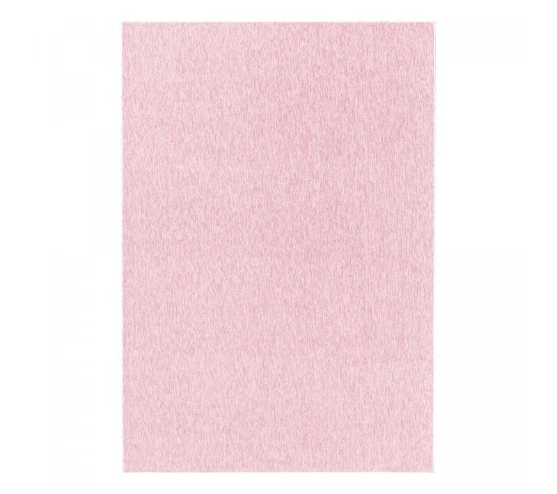 Tapis Grand Salon 240x340 Tissé Rose Rectangle Motif Uni Sakrda