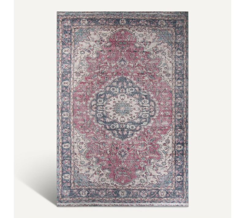 Tapis De Cuisine 80x120 Lyn11 Meda 1 Bordeaux, Facile D'entretien