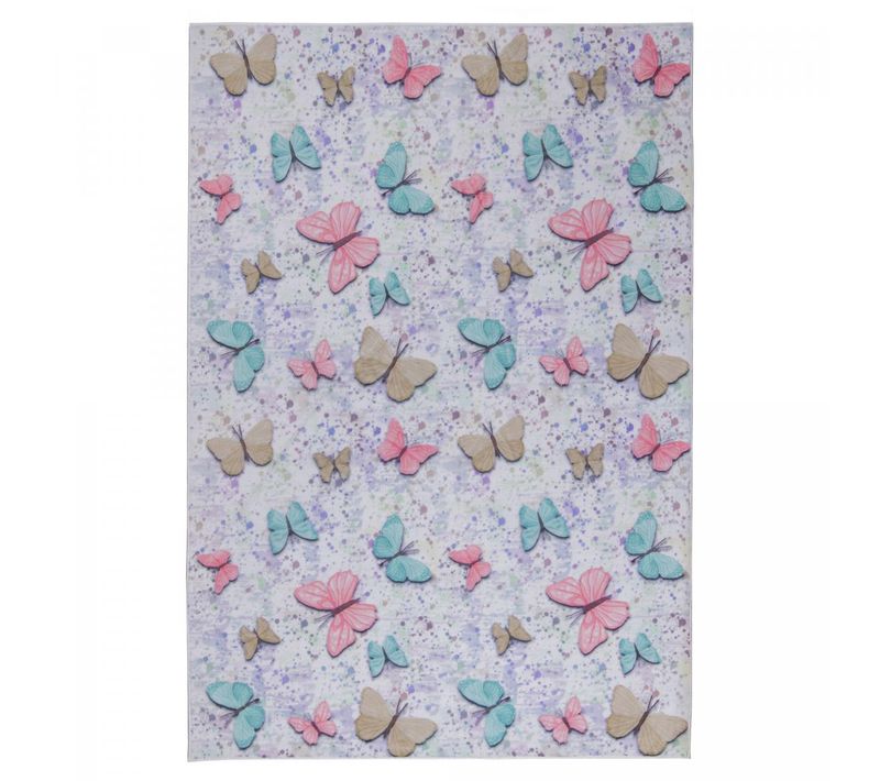 Tapis Enfant 120x170 Pap Ecru, Très Doux Et Facile D'entretien