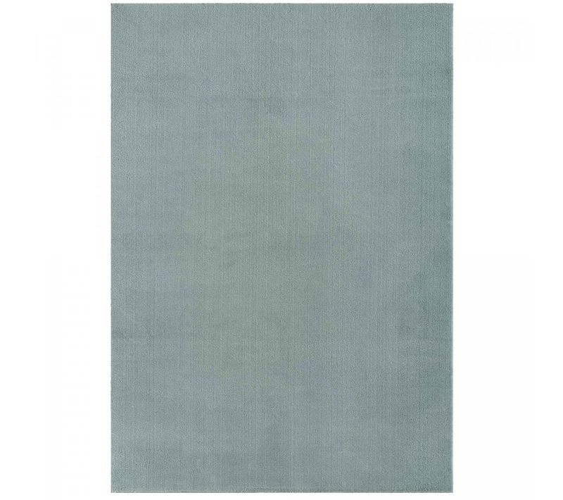 Tapis Grand Salon 200x280 Lyn10 Lavable Bleu Uni, Tapis Shaggy à Longs Poils