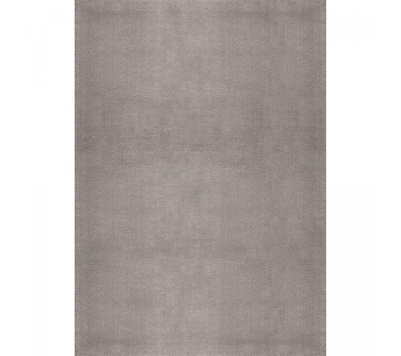 Tapis Entrée 80x150 Lyn10 Lavable Argent Uni, Tapis Shaggy à Longs Poils