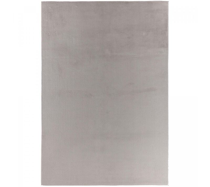 Tapis Salon 200 X 290 Cm Gris Uni, Ultra Doux Et Lavable, Toucher Soyeux, Confort Quotidien Lyn50