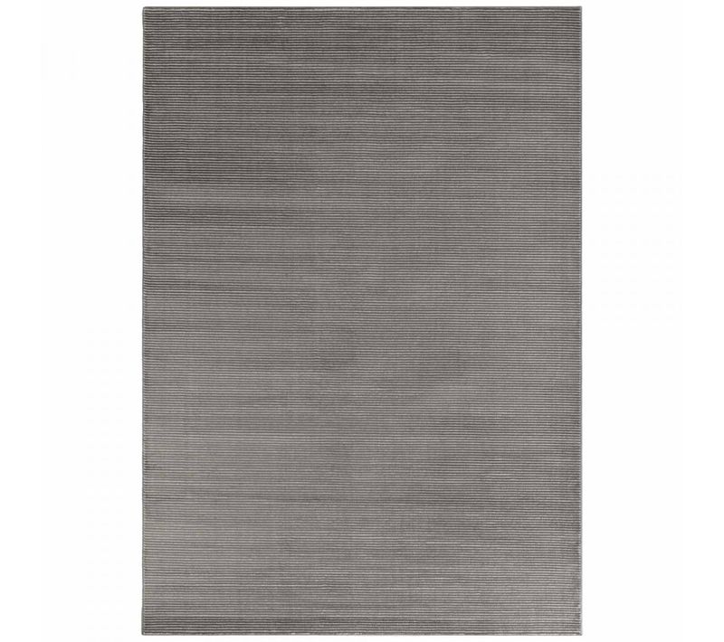 Tapis Salon 200 X 280 Cm, Gris, Motif Faux Uni, Poils Ras, Dolomite, Design épuré