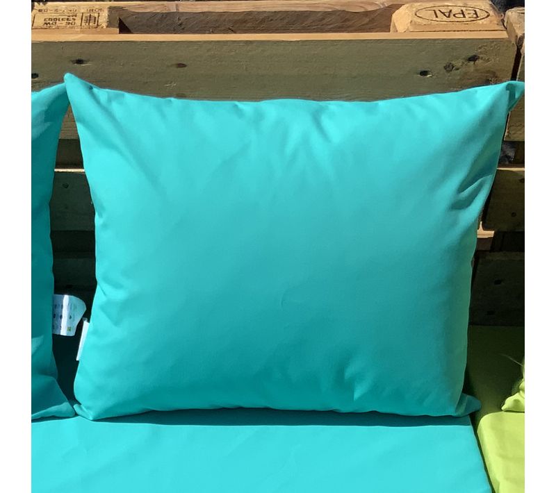 Housse De Coussin Extérieur - 50x60 Cm - Turquoise