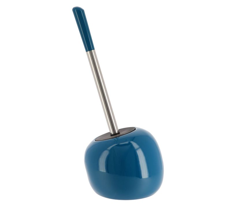 Brosse Wc Avec Support En Dolomite Bleu Canard