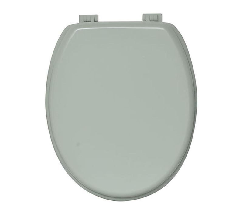 Abattant Wc En Bois Vert Amande Avec Kit De Fixation