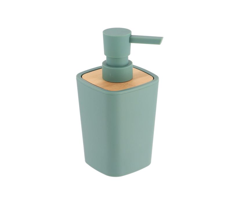 Distributeur à Savon Ou Lotion Vert Sauge Et Bambou 380 Ml
