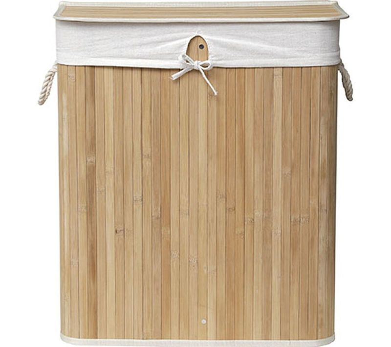 Panière à linge pliable 100L  Naturel