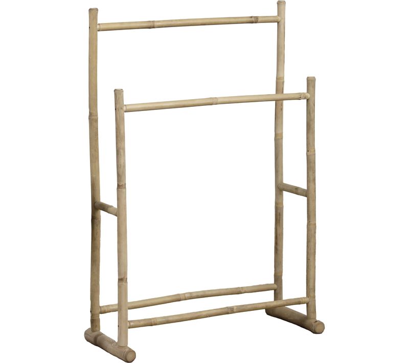 Porte Serviettes Canne De Bambou 2 Barres