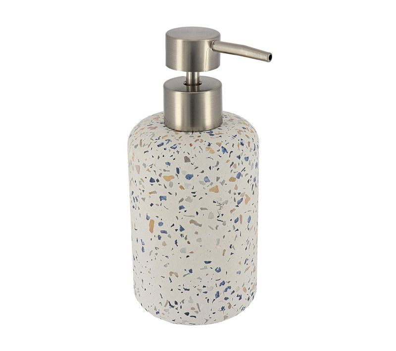 Distributeur à Savon Ou Lotion Beige Déco Terrazzo 220 Ml