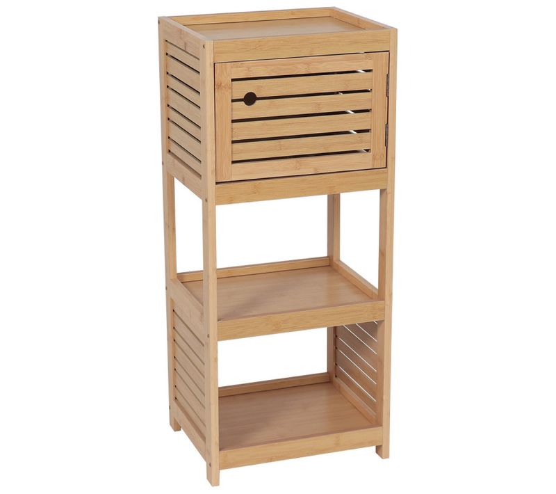 Meuble Bas 1 Porte Bambou Trinidad