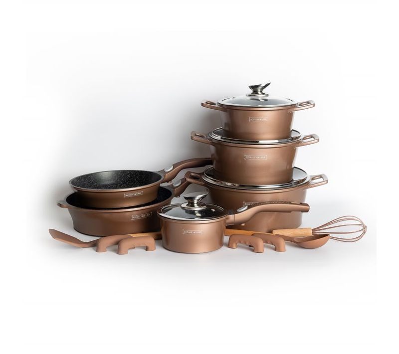 Batterie De Cuisine 17 Pièces Cuivre  Rles2014m-cop