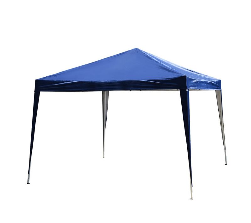Tonnelle Barnum De Jardin Pliant Imperméabilisé Mikonos 3 X 3 X 2,55 M Bleu