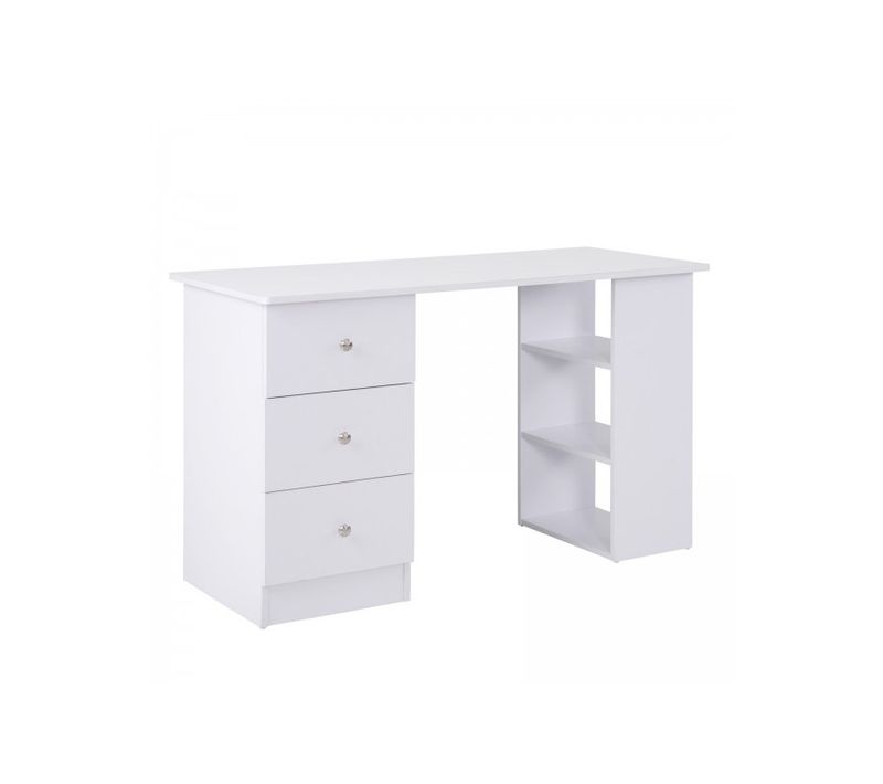Bureau Multimédia Compacte Blanc
