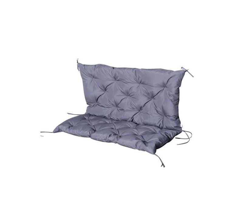 Coussin D’assise Gris Banc 2 Places