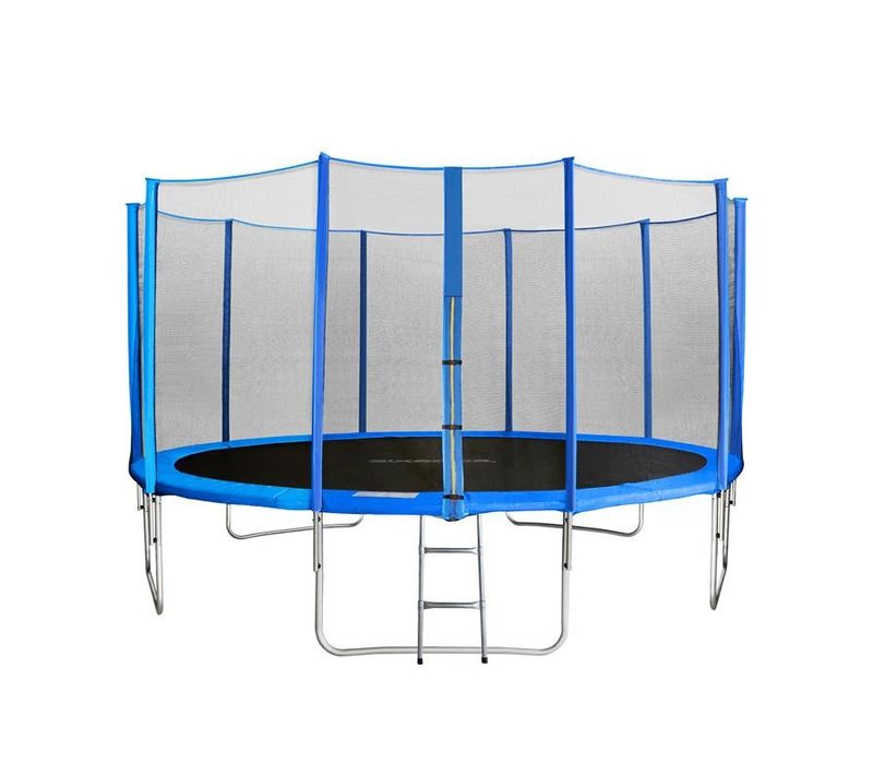 Myjump 4,30 M Trampoline De Jardin Bleu