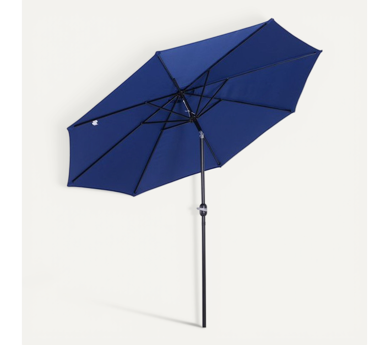 Parasol Rond Inclinable Atalntique Bleu