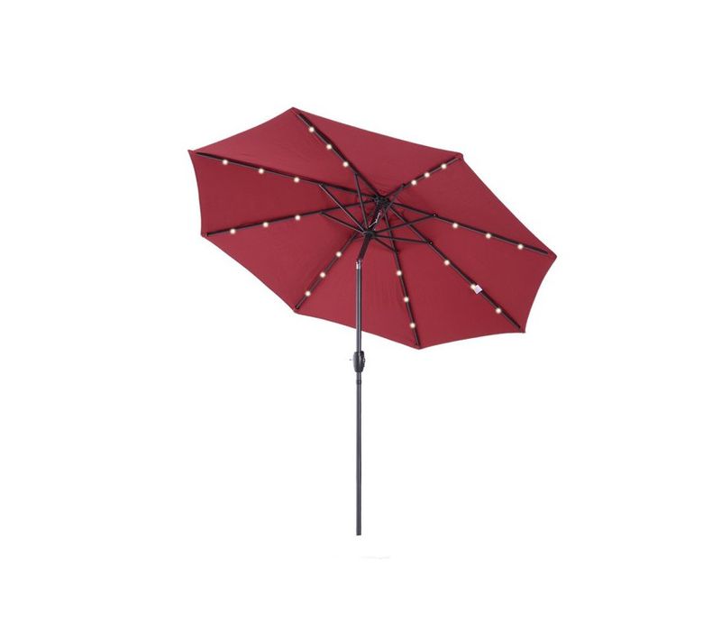Parasol Lumineux Luna Bordeaux