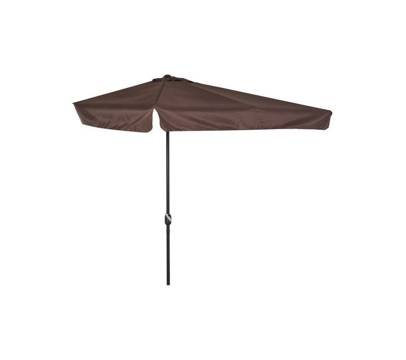 Demi-parasol De Balcon London Chocolat