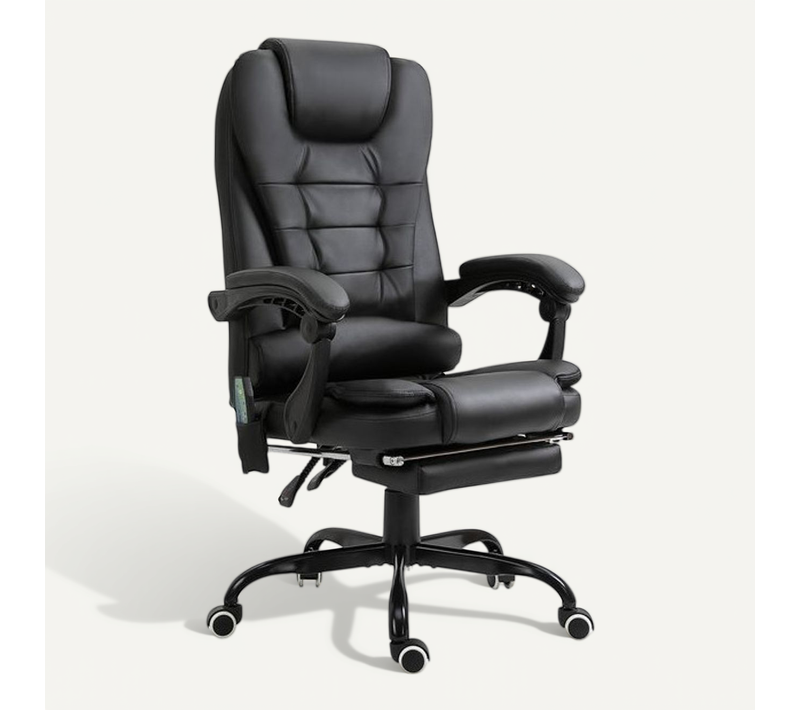 Fauteuil De Bureau Relaxant Massant Branson Noir