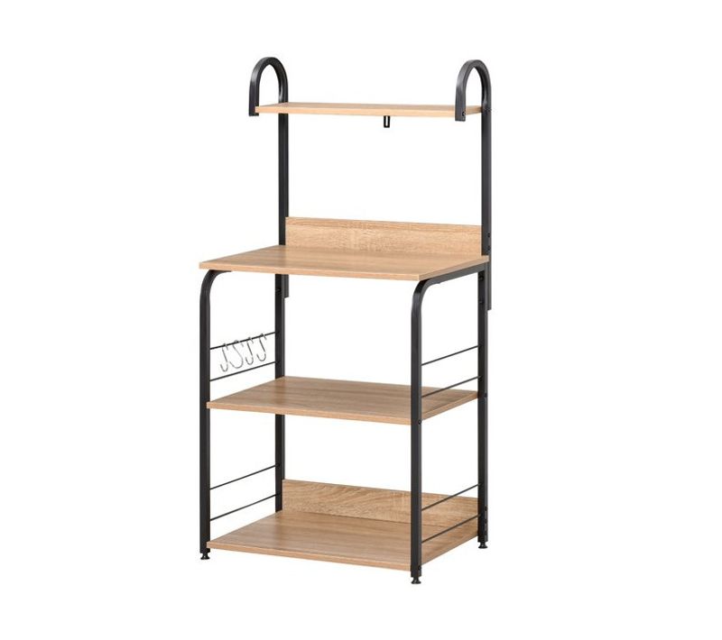 Etagère De Cuisine Benji Bois Et Noir