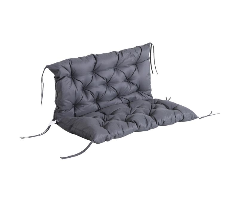 Coussin Pour Fauteuil Ou Balancelle Charlene Gris