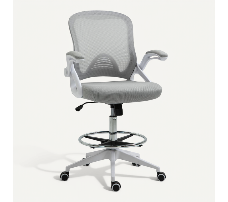 Fauteuil De Bureau En Maille Luisa Gris