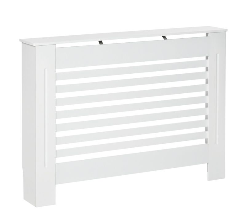 Cache-radiateur Design à Lattes Mary Blanc - 112l x 19l x 81h cm