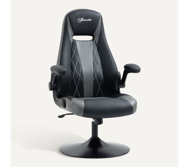 Fauteuil De Gaming Livio Gris Et Noir