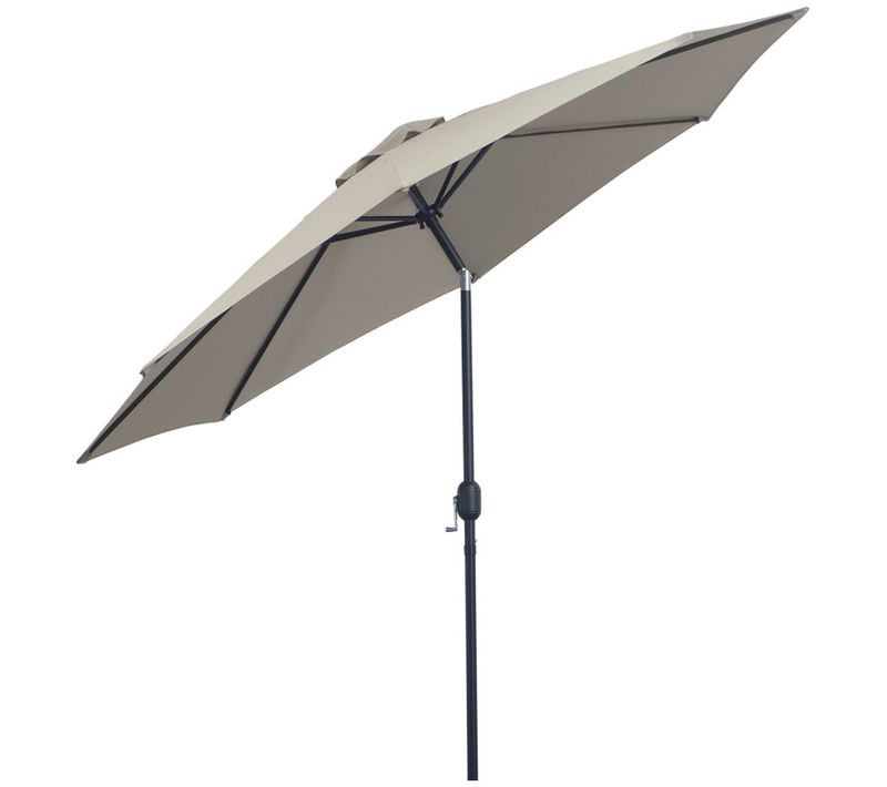 Parasol Octogonal Inclinable 3m Muriel Gris Clair