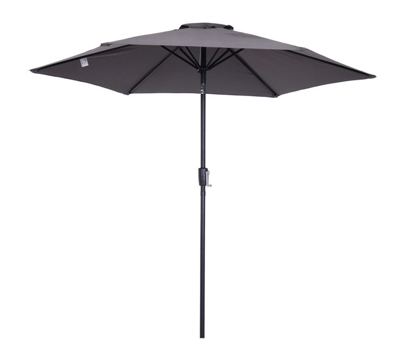 Parasol Design Inclinable Jorge Gris Et Noir