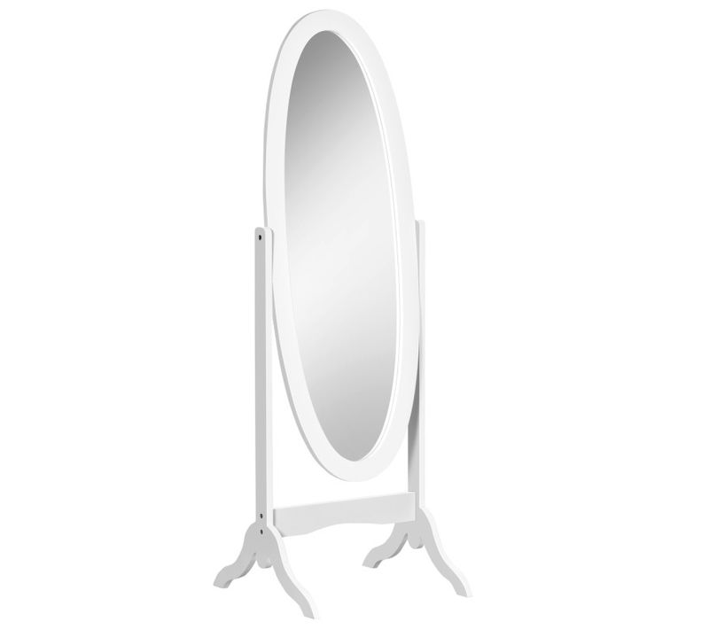 Miroir Sur Pied Lana Blanc