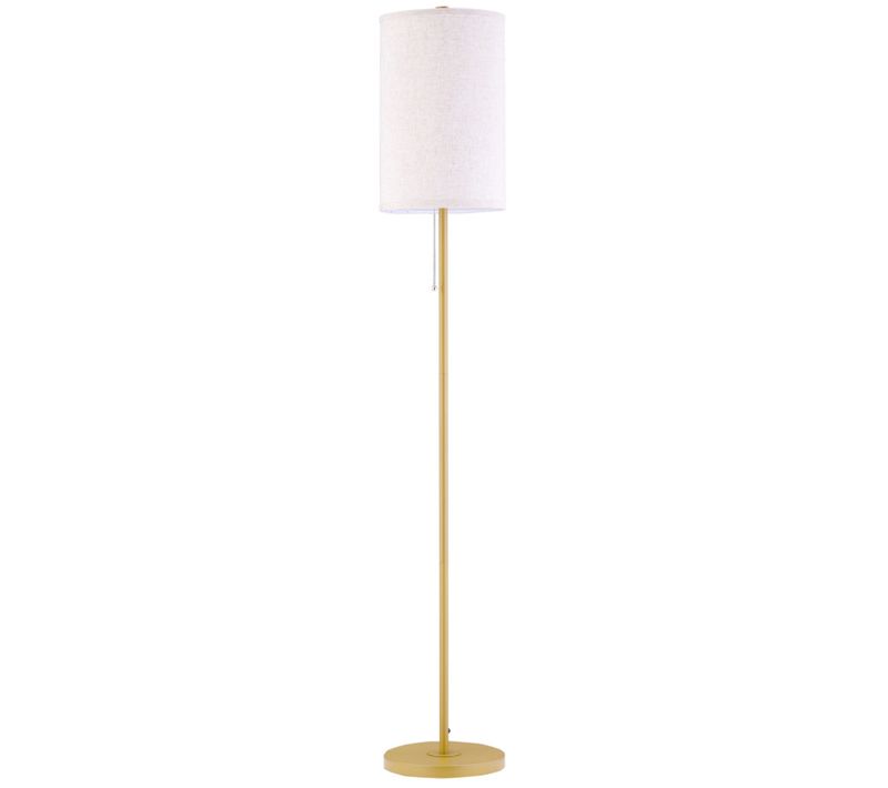 Lampadaire Design Plazzo Or Foncé Et Crème