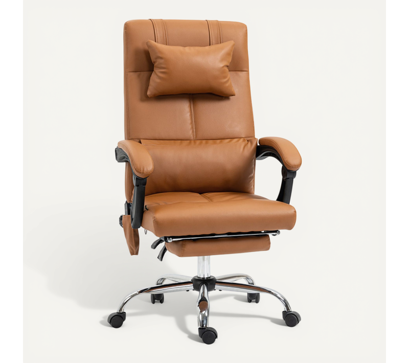 Fauteuil De Bureau Massant Miro Camel