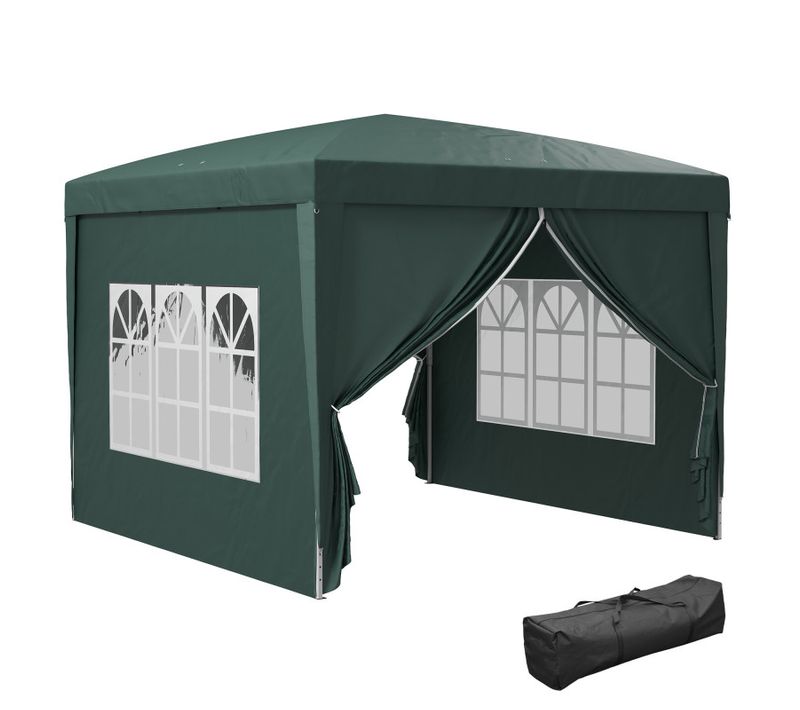Tonnelle De Jardin Pliante Rayan Verte