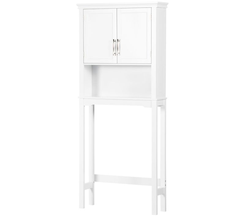 Meuble Wc Dessus De Toilette Pardy Blanc