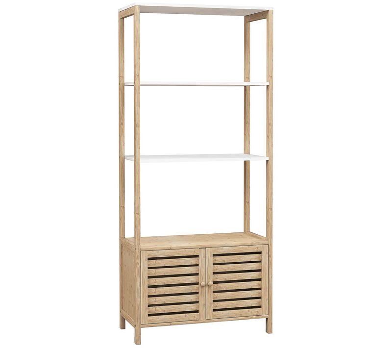 Etagère Rangement Salle De Bain Cuba Bambou