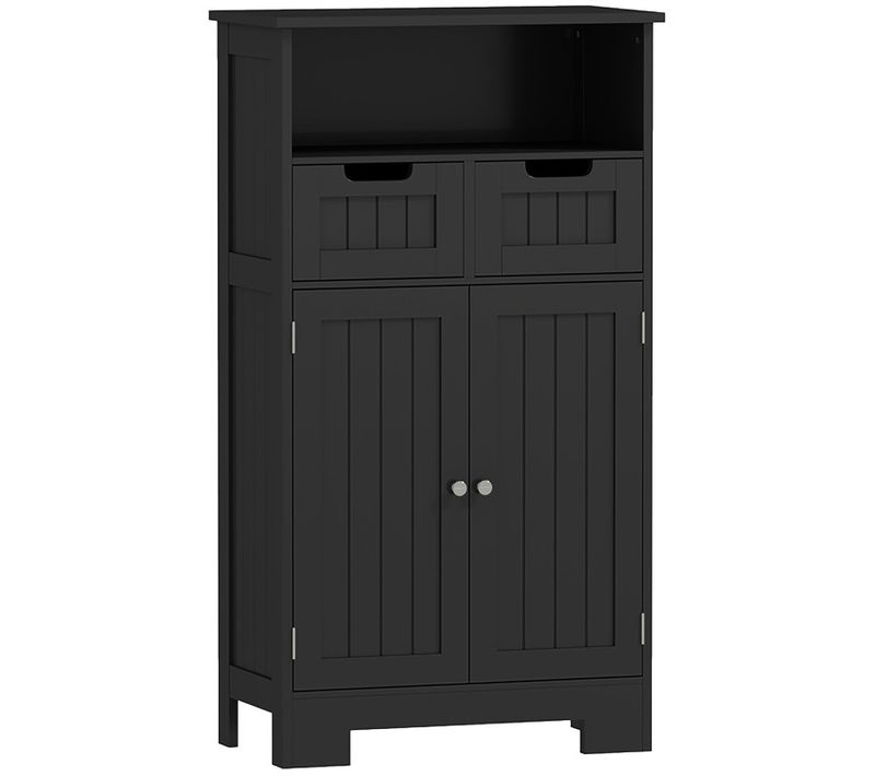 Meuble Rangement Salle De Bain Karlin Noir